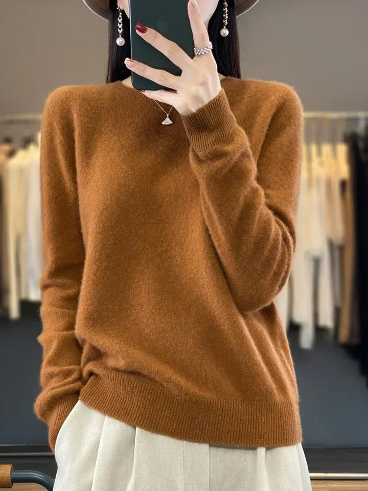 Kreszentia | Zeitloser Pullover aus erstklassig weichem Strick