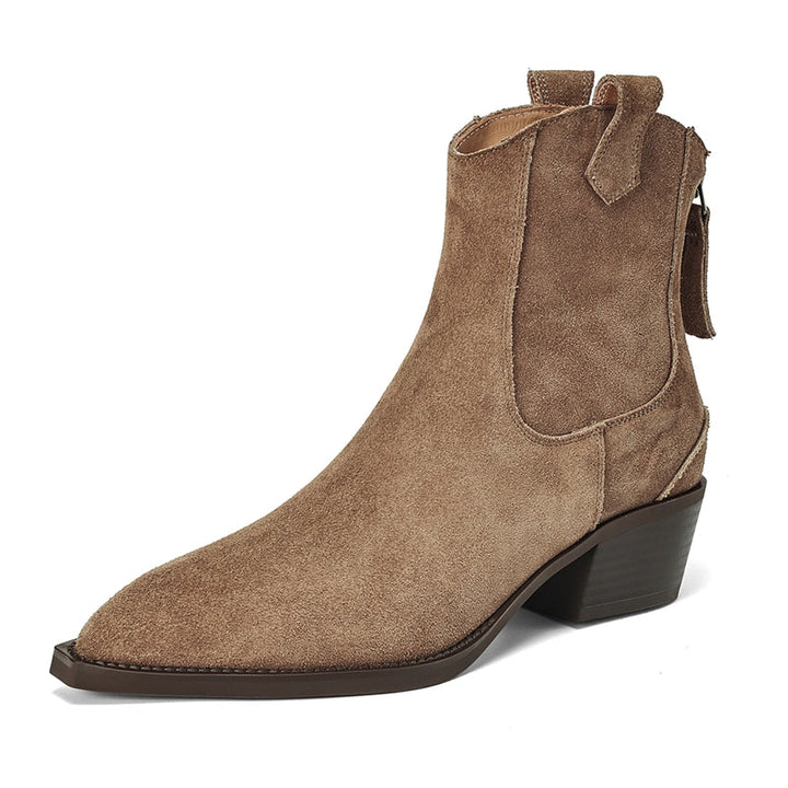Clarissa | Orthopädische Western-Stiefeletten in Lederoptik