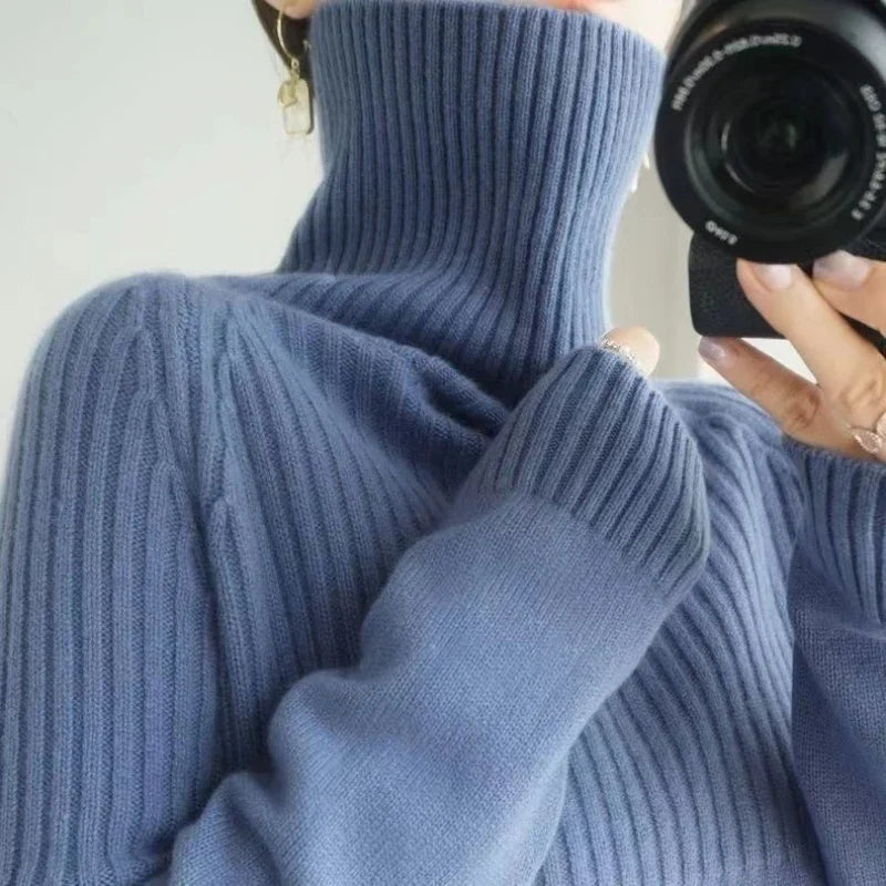 Aloisia | Kuscheliger Rollkragenpullover aus erstklassigem Weichstrick