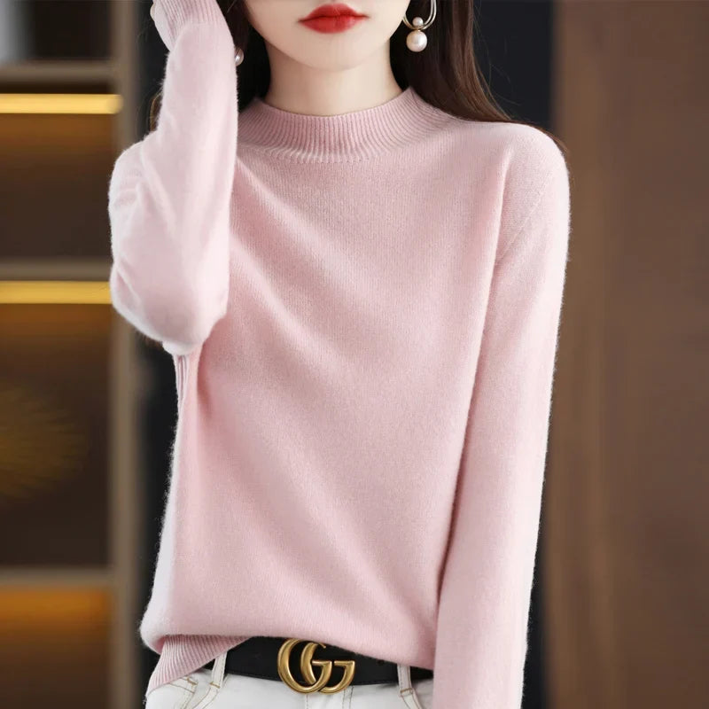 Meike | Strickpullover mit minimalistischem Design und atmungsaktiver Wärme