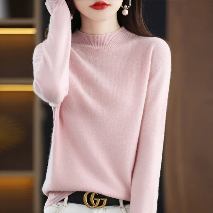 Meike | Strickpullover mit minimalistischem Design und atmungsaktiver Wärme