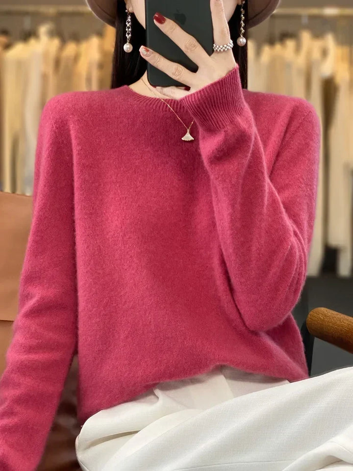 Kreszentia | Zeitloser Pullover aus erstklassig weichem Strick