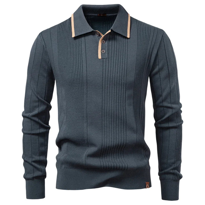 Benno | Warmes Winter-Poloshirt für Herren
