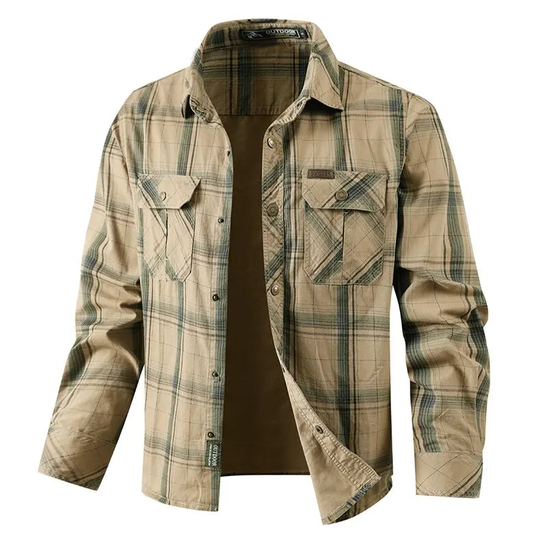 Friedhelm | Winter-Overshirt aus Baumwolle
