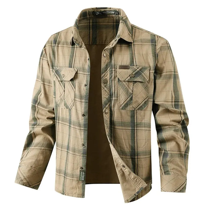 Friedhelm | Winter-Overshirt aus Baumwolle