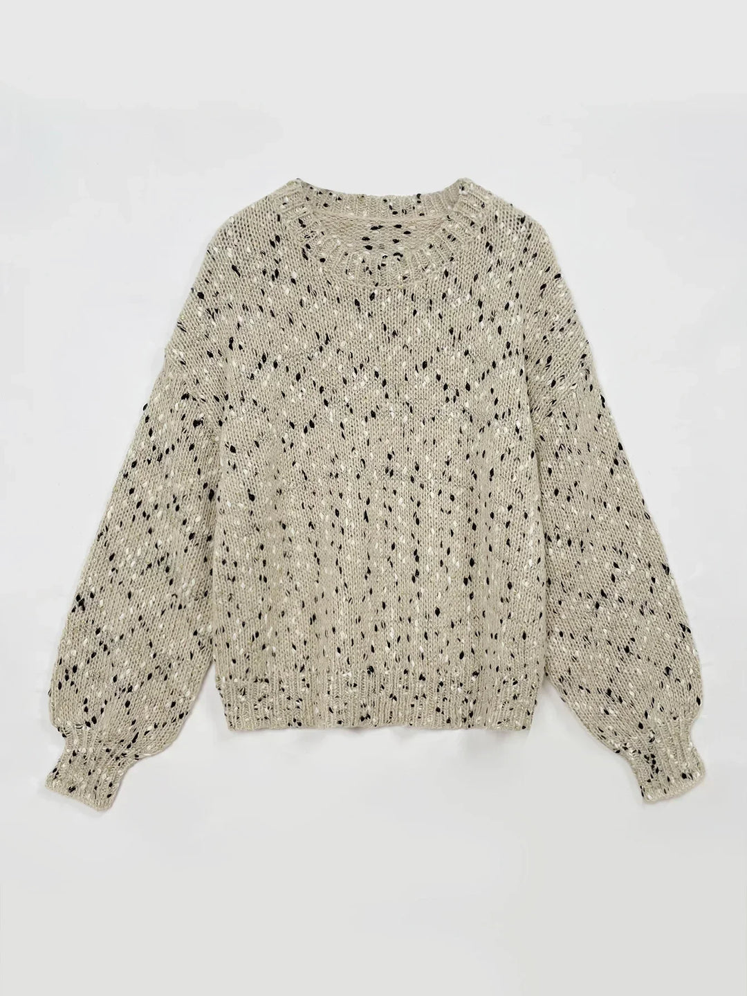 Karin-Marie | Strickpullover mit klassischem Rundhalsausschnitt und entspannter Passform