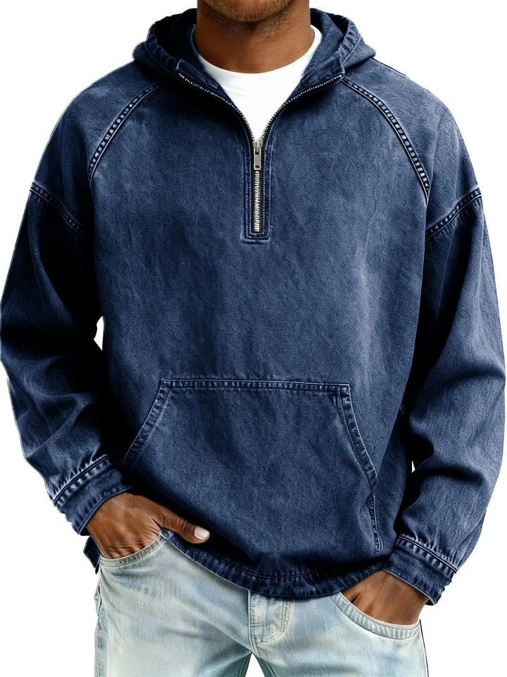 Reiner | Vintage Herrenpullover mit Kapuze
