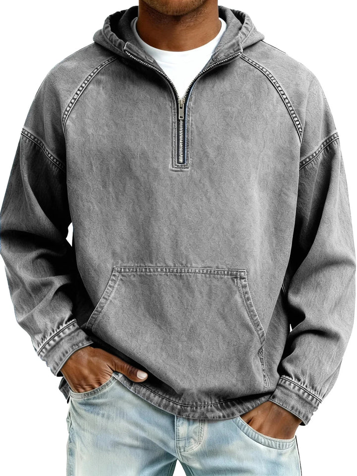 Reiner | Vintage Herrenpullover mit Kapuze