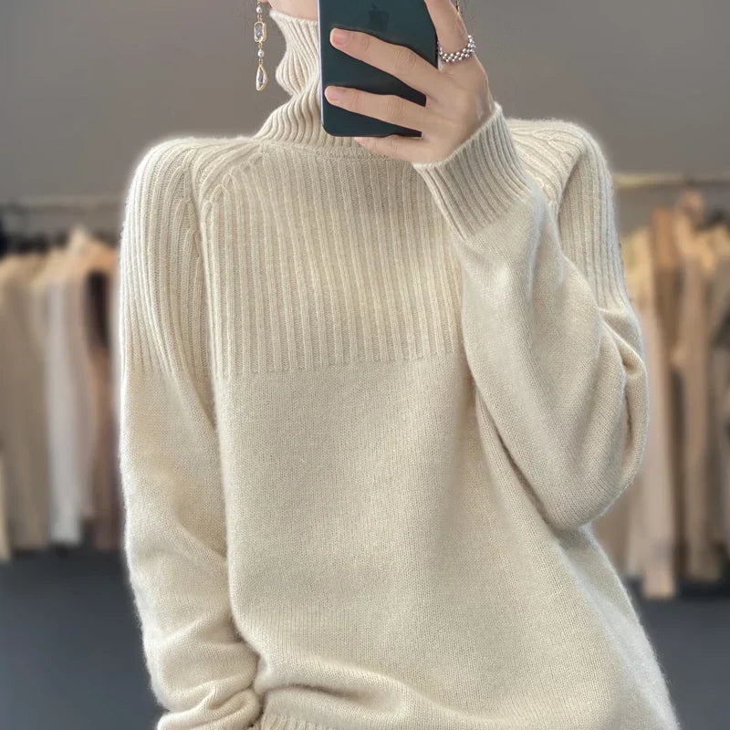 Aloisia | Kuscheliger Rollkragenpullover aus erstklassigem Weichstrick