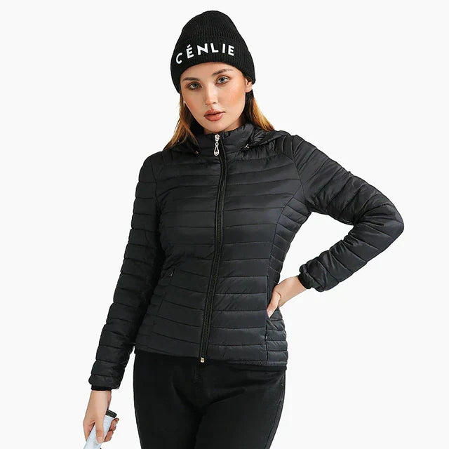 Hildegard | Gesteppte Winterjacke mit verstellbarer Kapuze