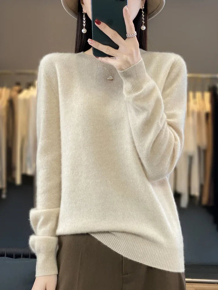 Kreszentia | Zeitloser Pullover aus erstklassig weichem Strick