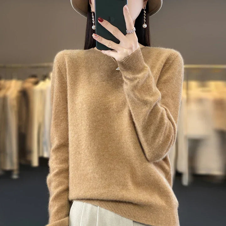 Kreszentia | Zeitloser Pullover aus erstklassig weichem Strick