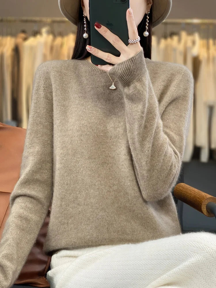 Kreszentia | Zeitloser Pullover aus erstklassig weichem Strick