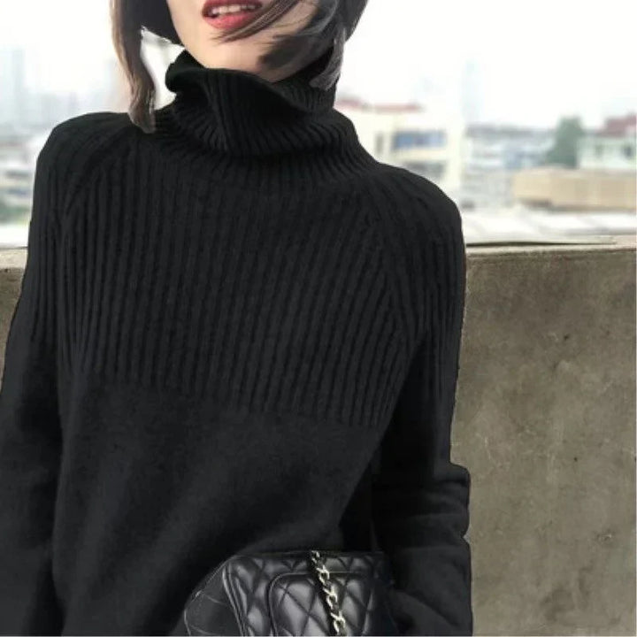 Aloisia | Kuscheliger Rollkragenpullover aus erstklassigem Weichstrick