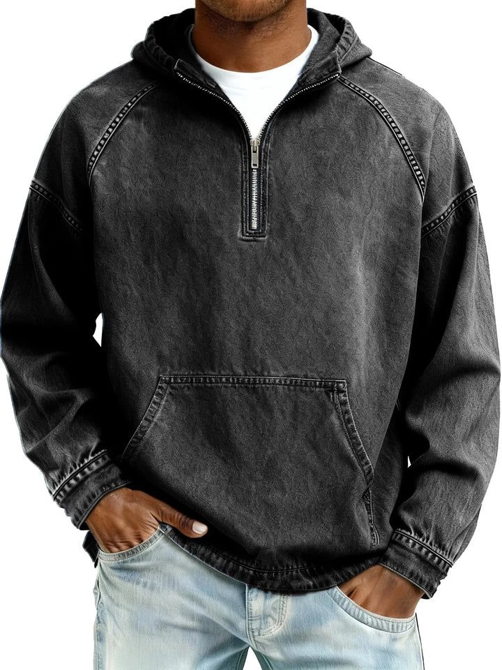Reiner | Vintage Herrenpullover mit Kapuze