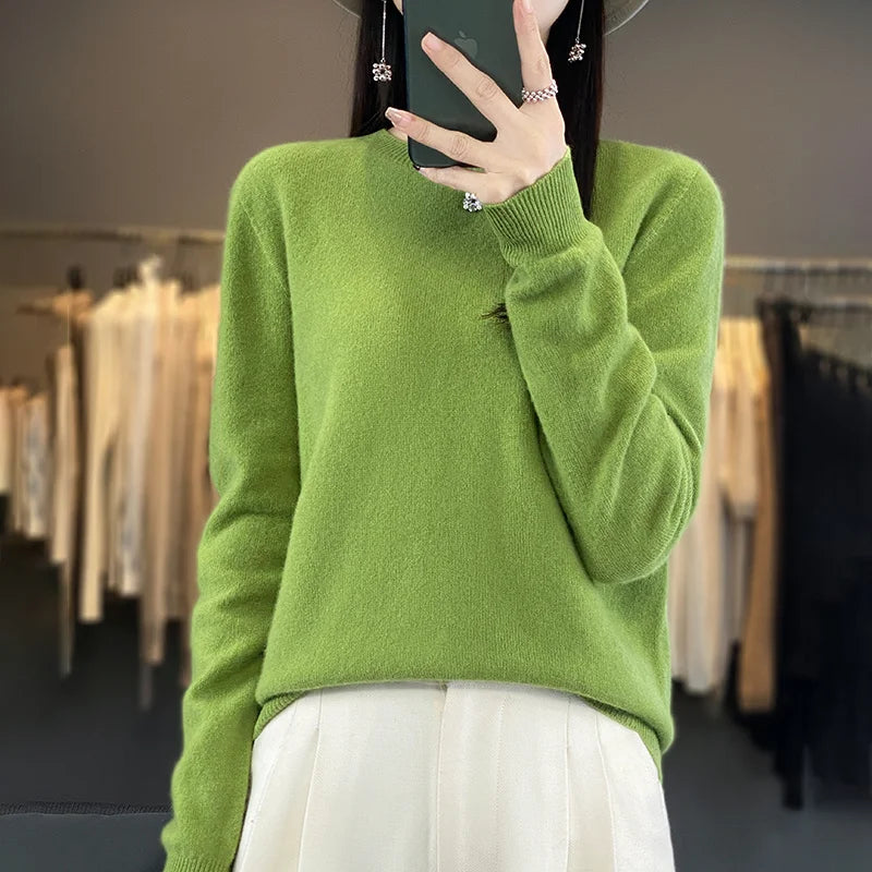 Kreszentia | Zeitloser Pullover aus erstklassig weichem Strick