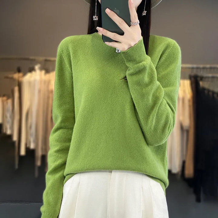Kreszentia | Zeitloser Pullover aus erstklassig weichem Strick