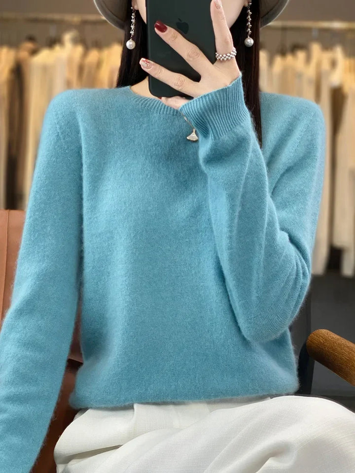 Kreszentia | Zeitloser Pullover aus erstklassig weichem Strick