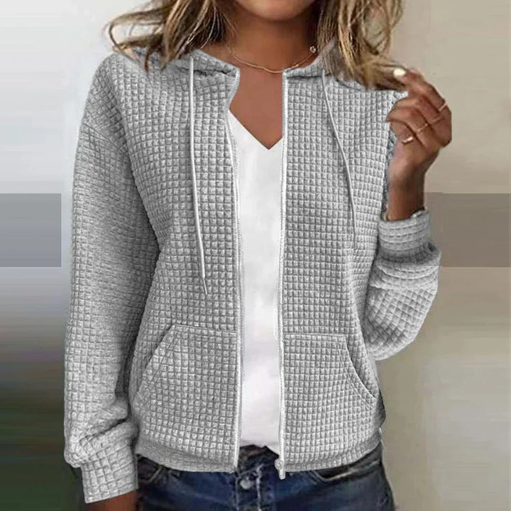 Norina | Kapuzenpullover mit Reißverschluss und praktischen Taschen