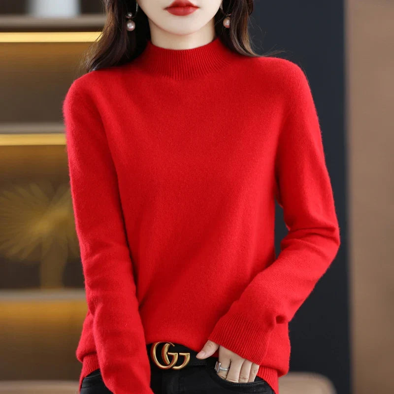Meike | Strickpullover mit minimalistischem Design und atmungsaktiver Wärme
