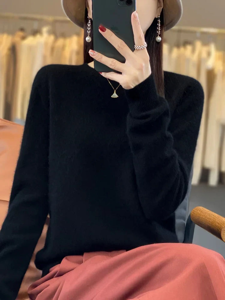 Kreszentia | Zeitloser Pullover aus erstklassig weichem Strick