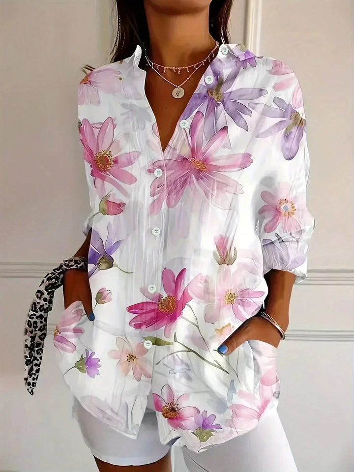 Astrid | Bunte Musterbluse