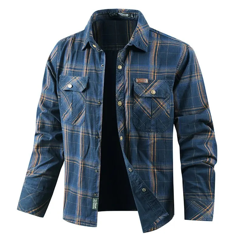 Friedhelm | Winter-Overshirt aus Baumwolle