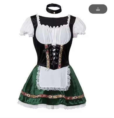 Leni | Dirndl mit Schürze im Trachten-Stil