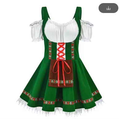 Leni | Dirndl mit Schürze im Trachten-Stil