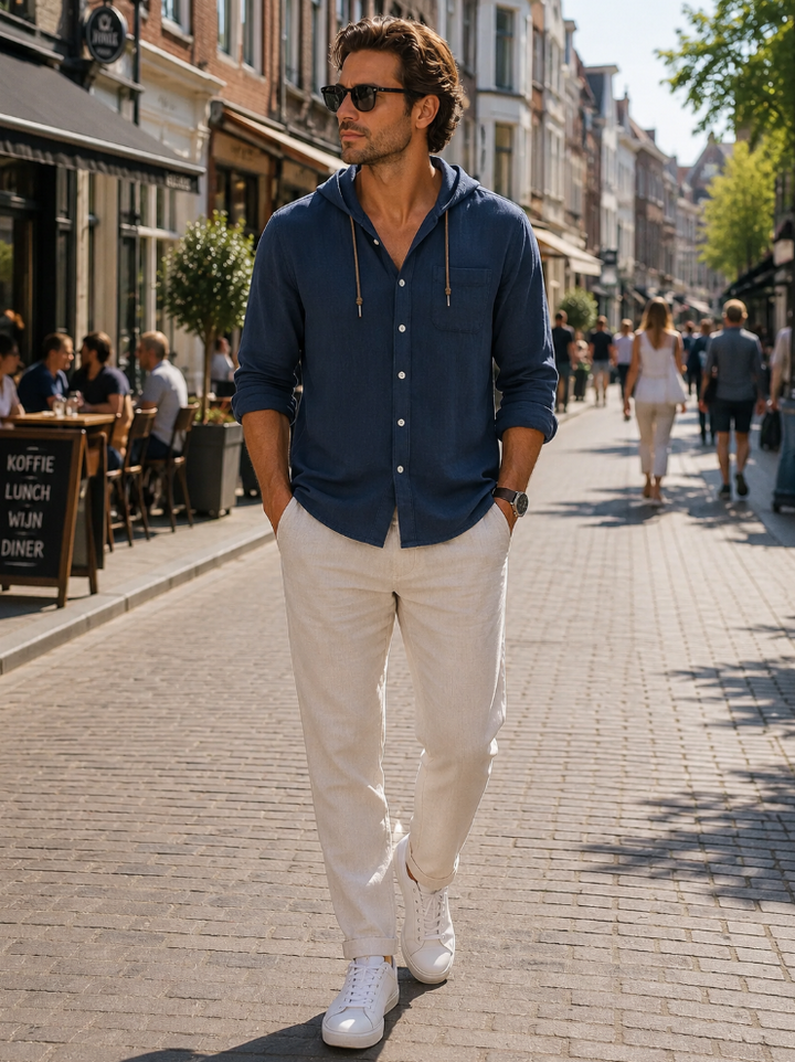 Sebastian | Premium-Hemd mit Kapuze