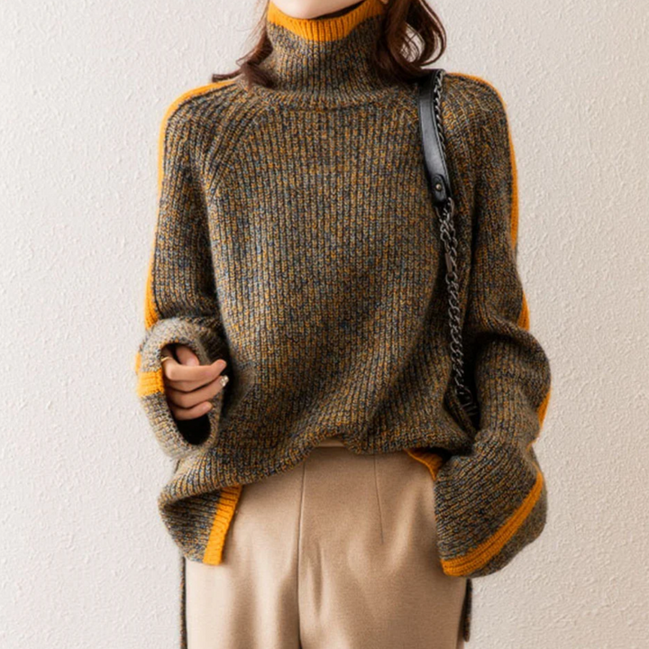 Tessa | Weicher Rollkragenpullover mit hohem Kragen für Bürotage