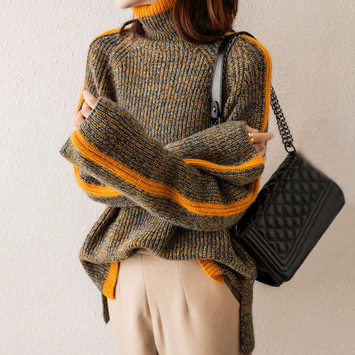 Tessa | Weicher Rollkragenpullover mit hohem Kragen für Bürotage