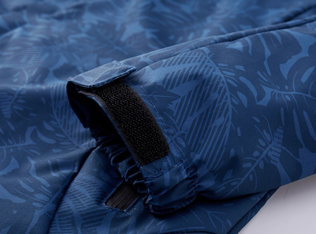 Karin-Lotte | Leichte Übergangsjacke mit Blätterprint