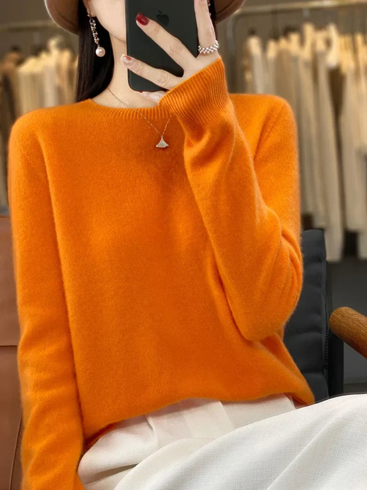 Kreszentia | Zeitloser Pullover aus erstklassig weichem Strick