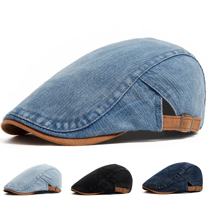 Schiebermütze aus Premium Denim