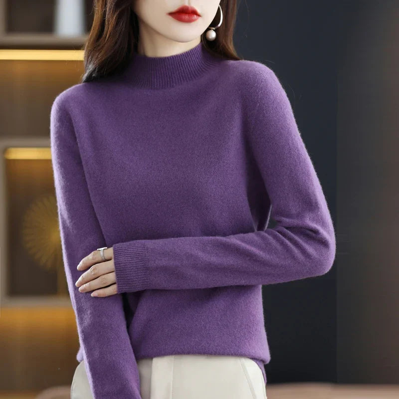 Meike | Strickpullover mit minimalistischem Design und atmungsaktiver Wärme