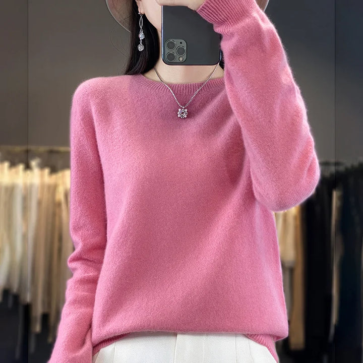 Kreszentia | Zeitloser Pullover aus erstklassig weichem Strick