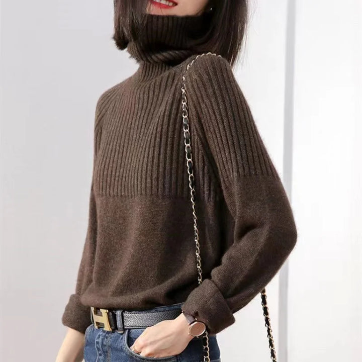 Aloisia | Kuscheliger Rollkragenpullover aus erstklassigem Weichstrick