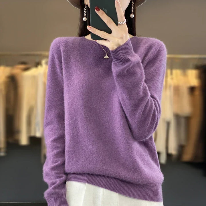 Kreszentia | Zeitloser Pullover aus erstklassig weichem Strick