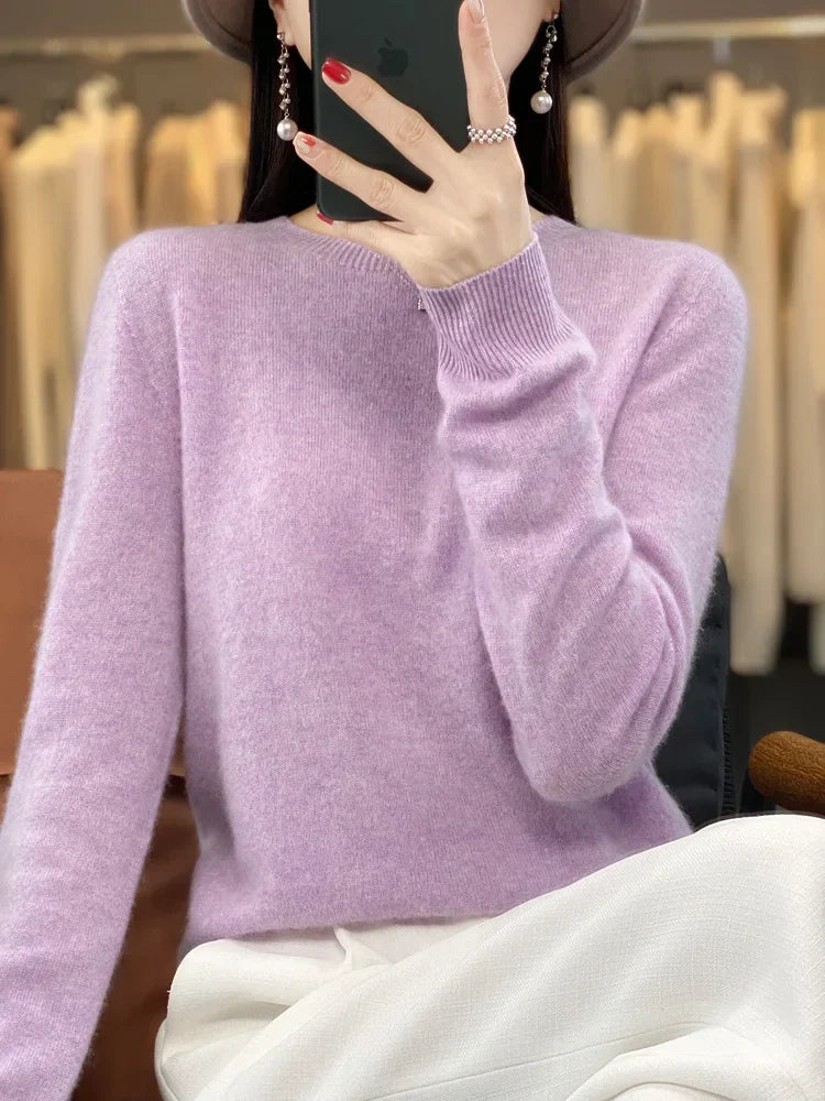 Kreszentia | Zeitloser Pullover aus erstklassig weichem Strick