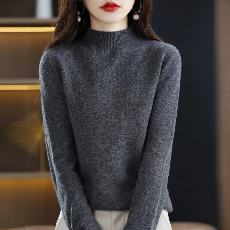 Meike | Strickpullover mit minimalistischem Design und atmungsaktiver Wärme