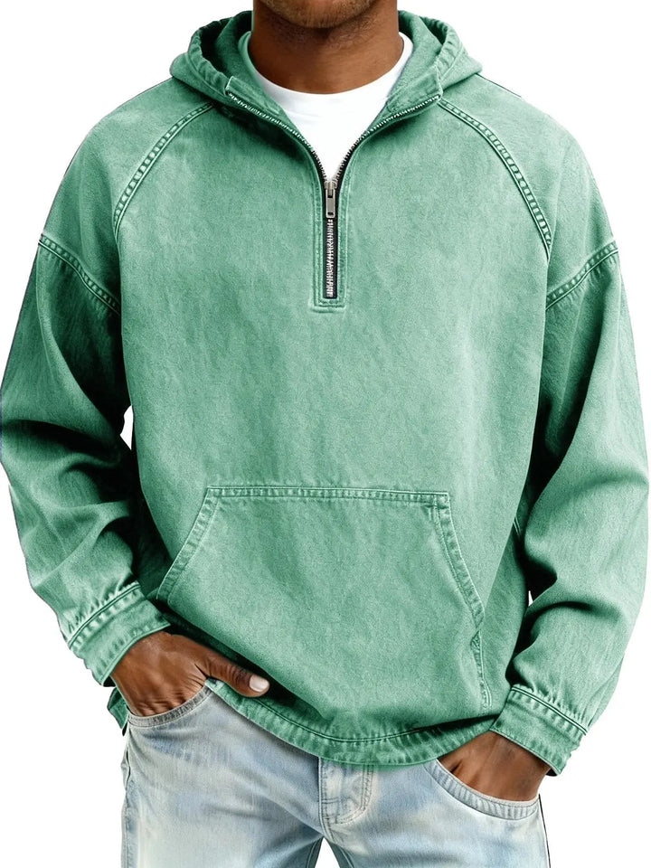 Reiner | Vintage Herrenpullover mit Kapuze