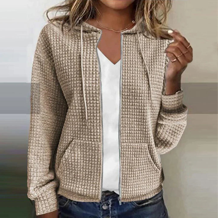 Norina | Kapuzenpullover mit Reißverschluss und praktischen Taschen