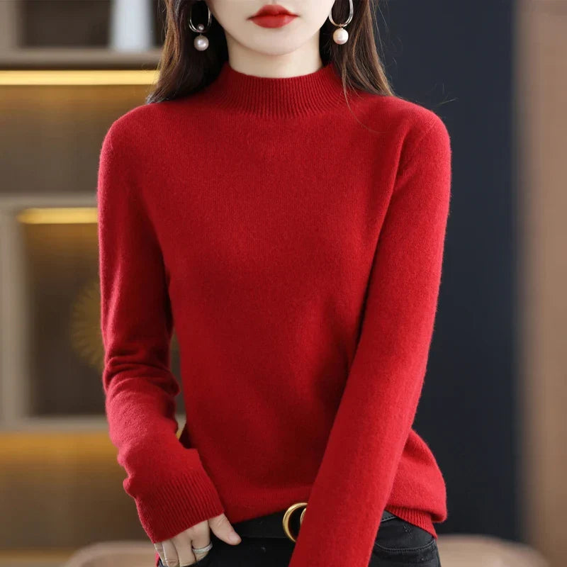 Meike | Strickpullover mit minimalistischem Design und atmungsaktiver Wärme