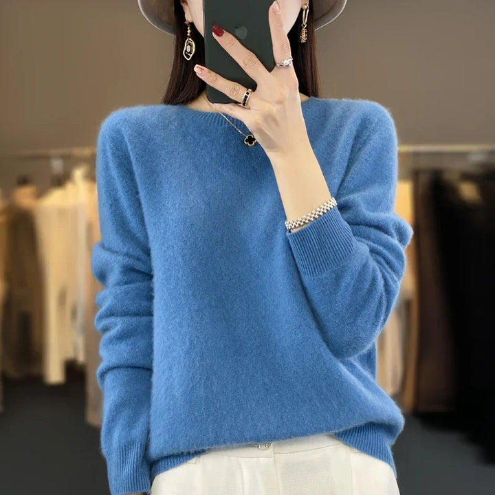 Kreszentia | Zeitloser Pullover aus erstklassig weichem Strick