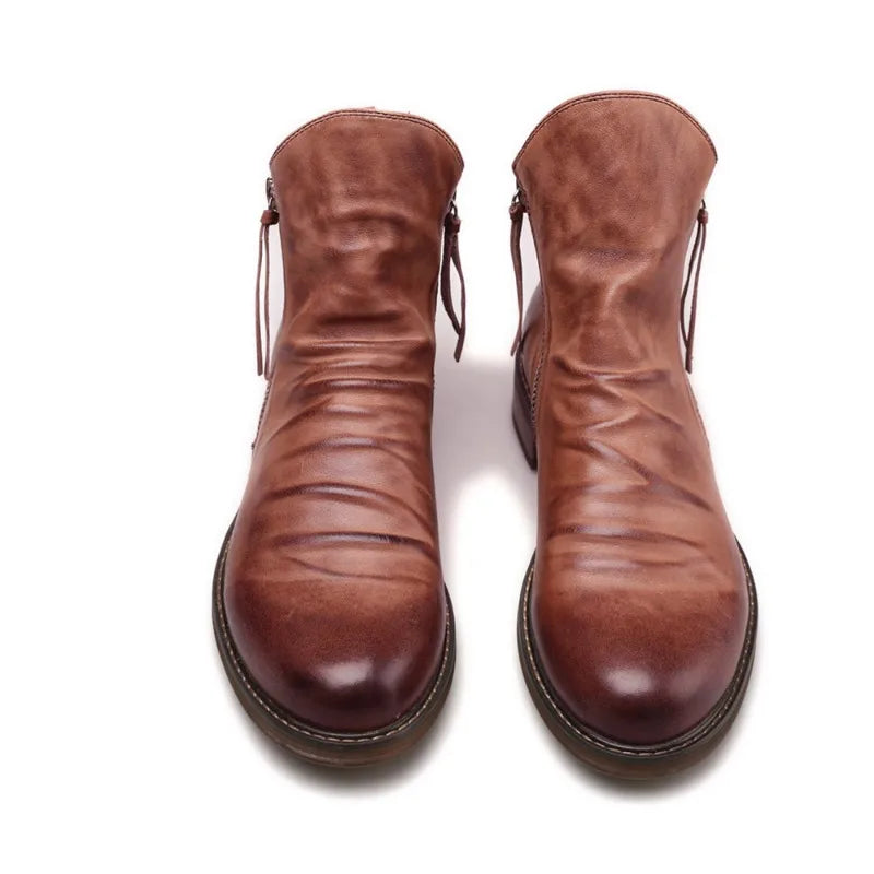 Leon | Elegante Chelsea-Stiefel aus Leder