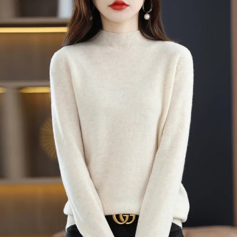Meike | Strickpullover mit minimalistischem Design und atmungsaktiver Wärme