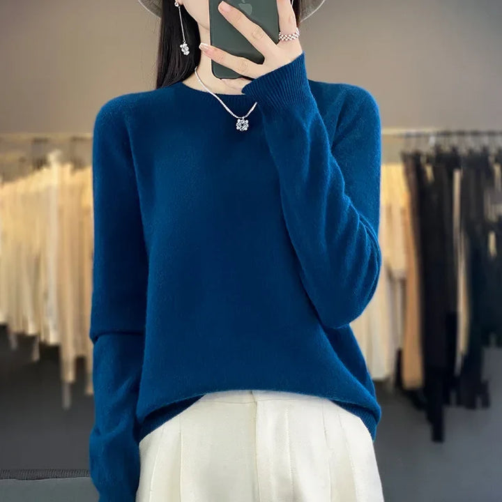Kreszentia | Zeitloser Pullover aus erstklassig weichem Strick