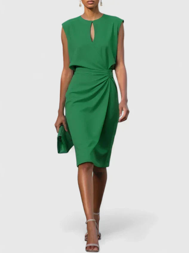Elisa | Midikleid mit Korsage und Spitze