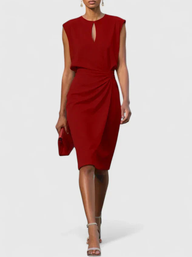 Elisa | Midikleid mit Korsage und Spitze